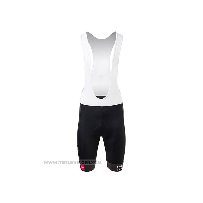 2021 Maillot Cyclisme Jumbo Visma Noir Jaune Manches Courtes et Cuissard